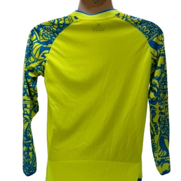 KELME Youth Long Sleeve Padded Goalie Shirt Size 12 - Picture 2 of 9